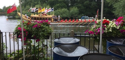 Surprise visit from the Gloriana